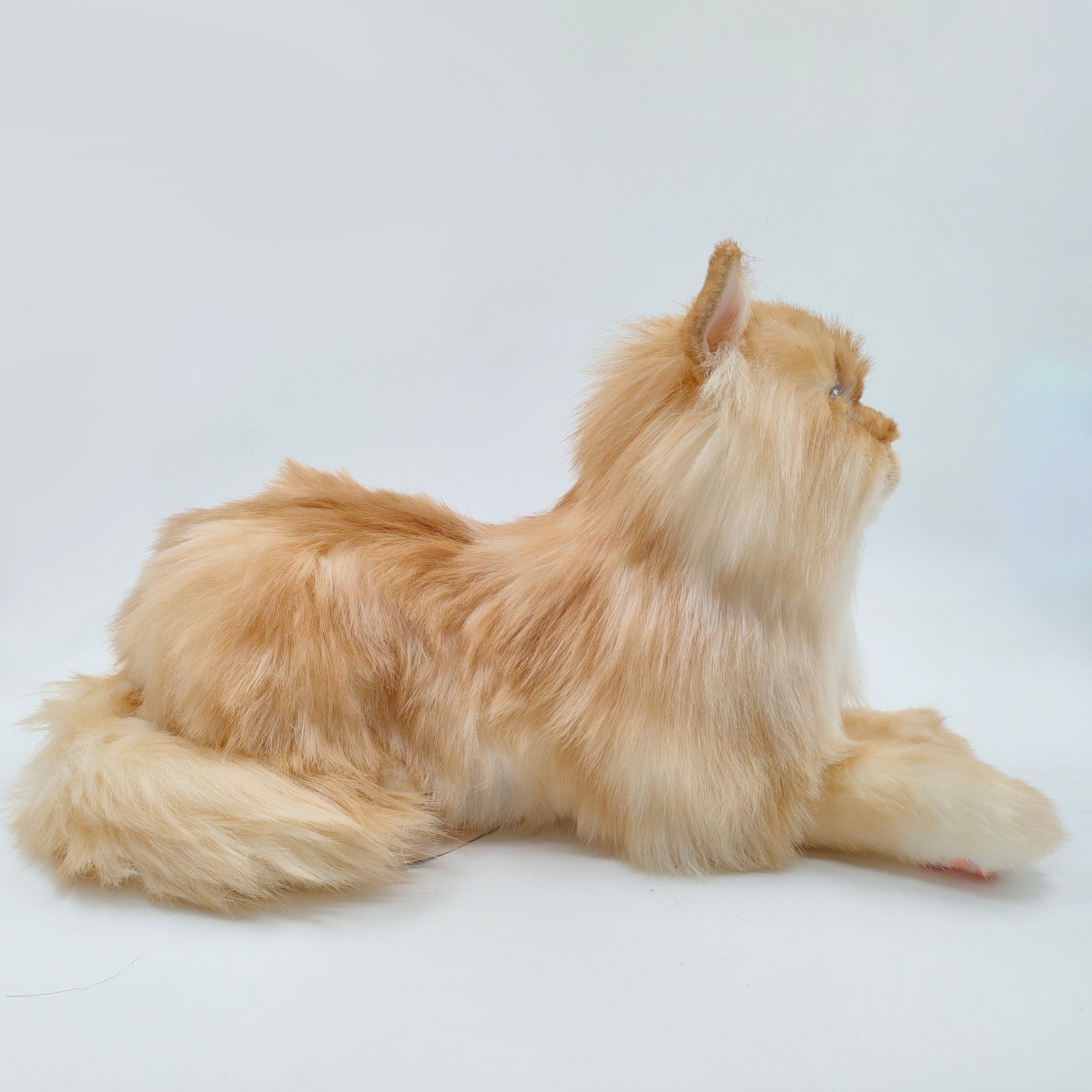 Realistic Orange Plush Cat Companion - Child, Adult - (Weighted, Not Weighted)