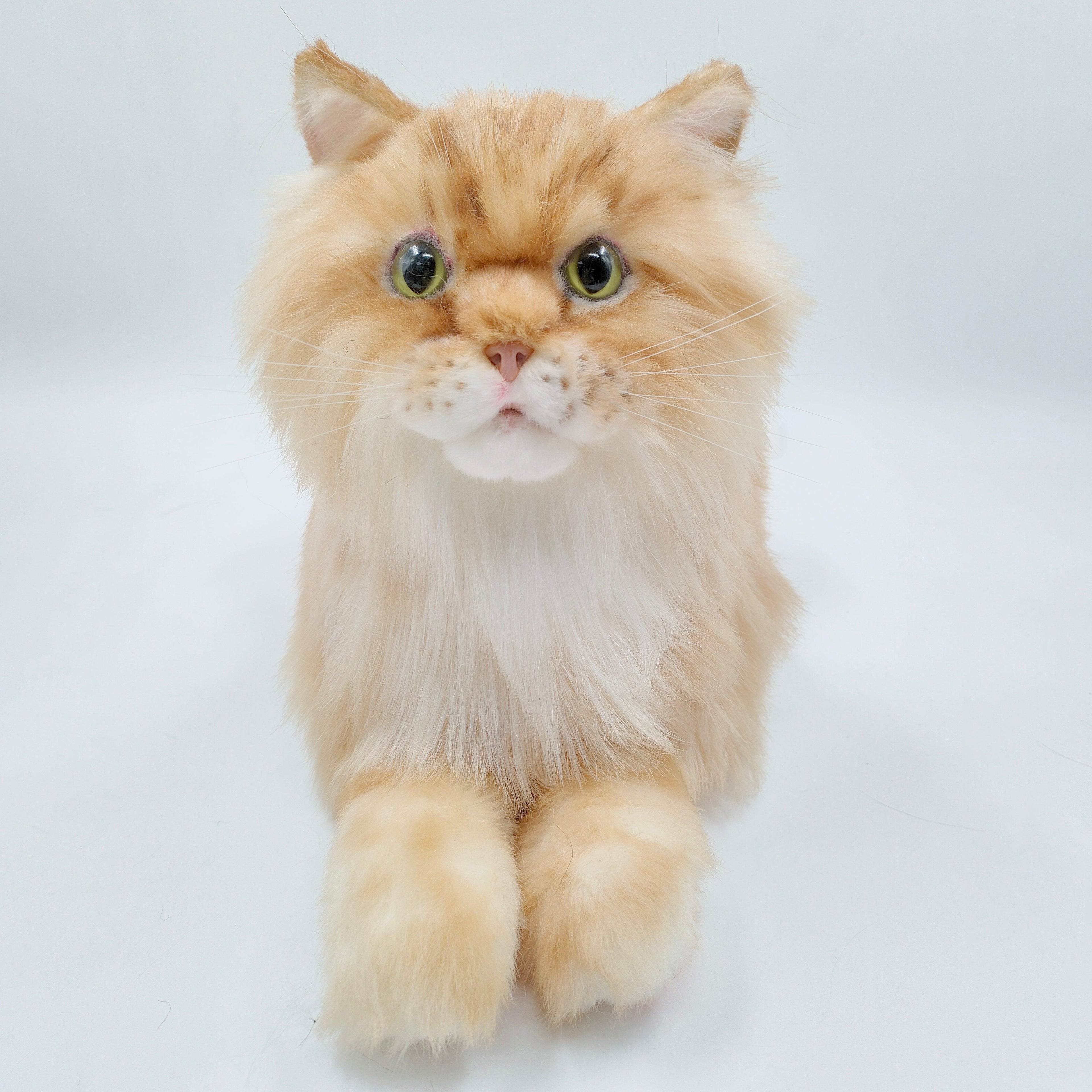 Realistic Orange Plush Cat Companion - Child, Adult - (Weighted, Not Weighted)