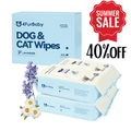 Grooming Wipes - Dog Cat - (Plant-Based) - (Hypoallergenic) - (5 Count Options) - (4FurBaby)