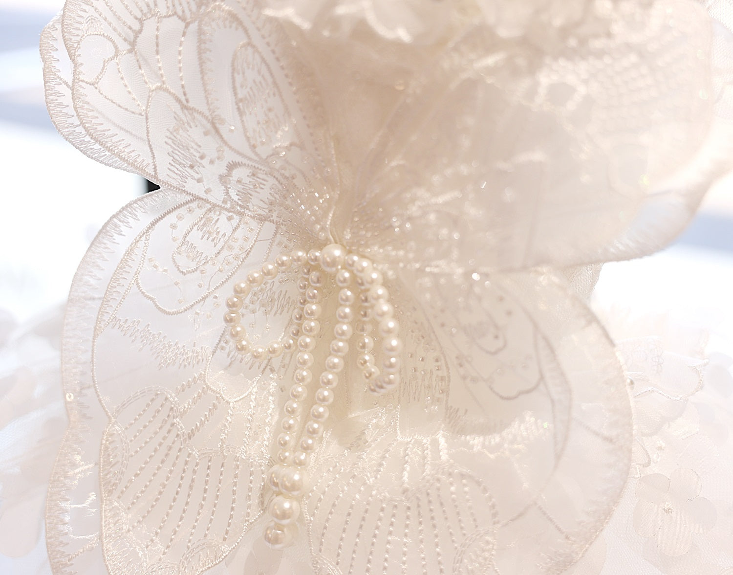 Luxury White Angel Pearly Butterfly Tutu Wedding Dress - Dog - (XS-XL) - (White) - (While Supplies Last)