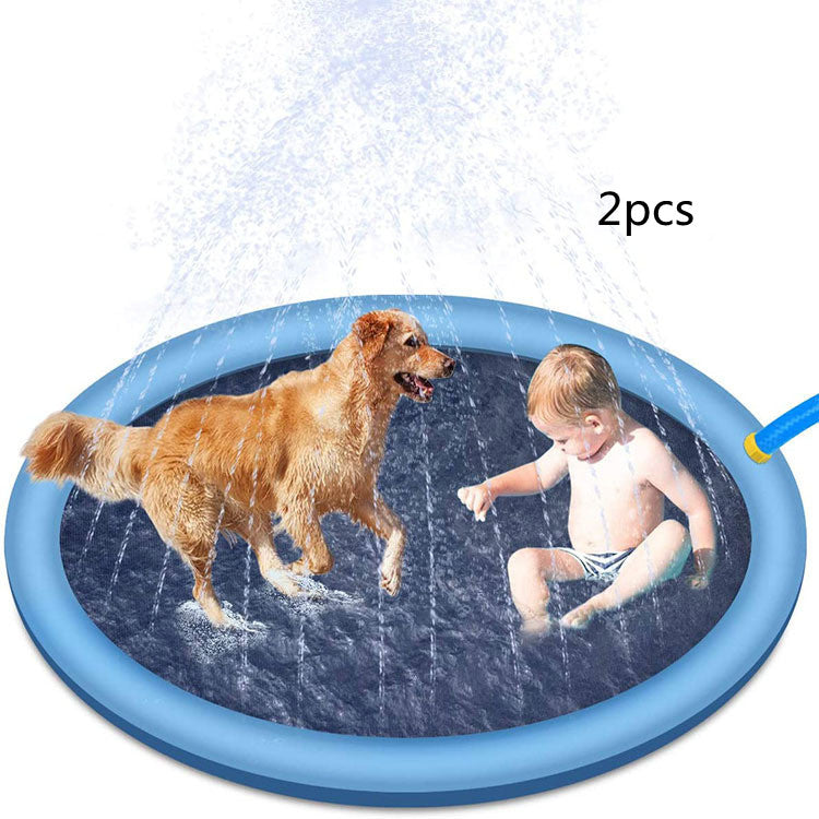 Non-Slip Summer Fun Splash Pad For Kids And Dogs