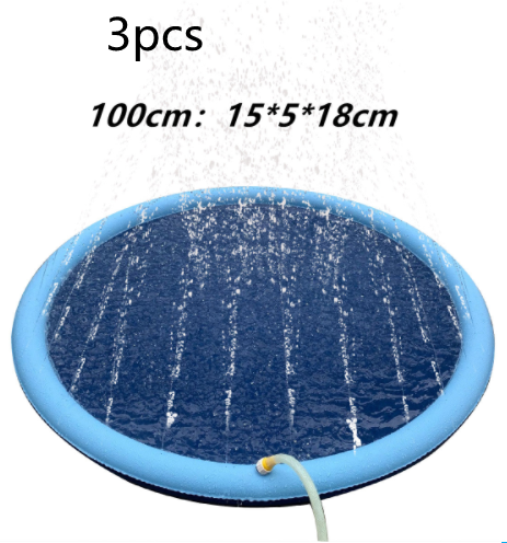 Non-Slip Summer Fun Splash Pad For Kids And Dogs