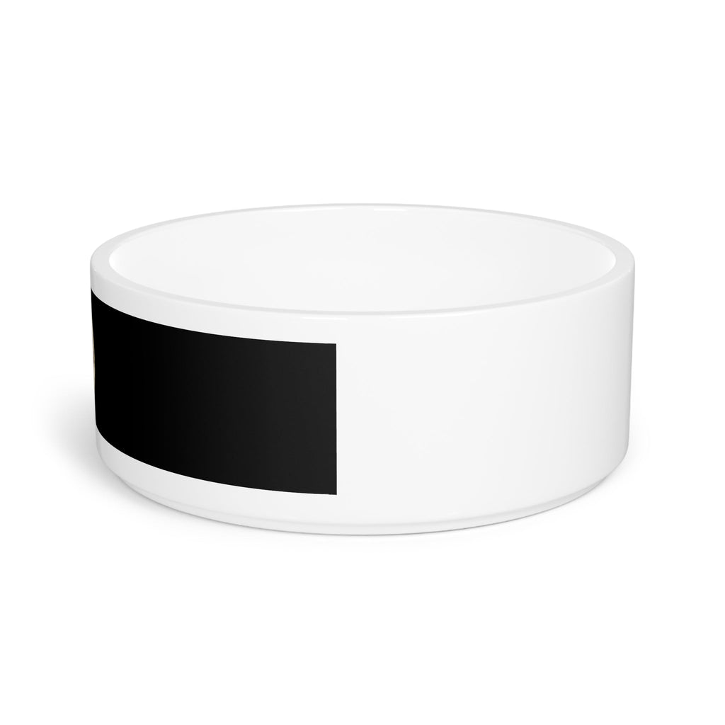 Ceramic Feeding Bowl with Cat Accepted Emblem - Cat - (16oz) - (White) - (While Supplies Last)