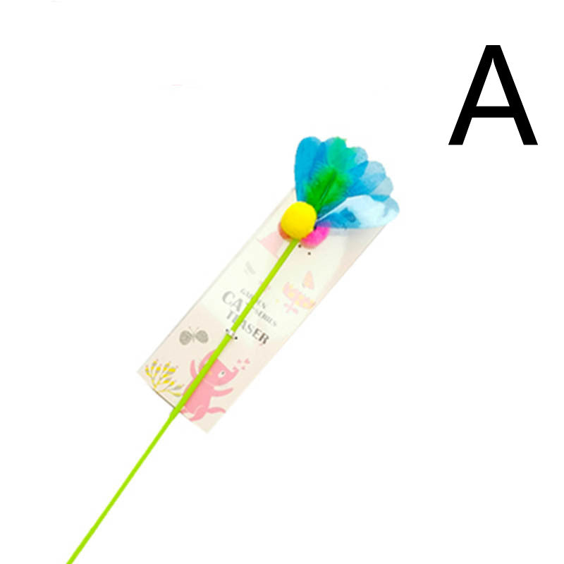 Interactive Funny Toy Rod - Cat - (6 Style / Color Options)
