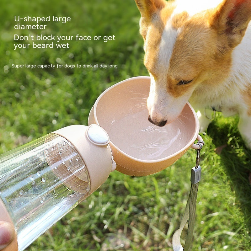 Portable Food Water Dispenser Bottle - Dog - (3 Styles) - (3 Color Options)