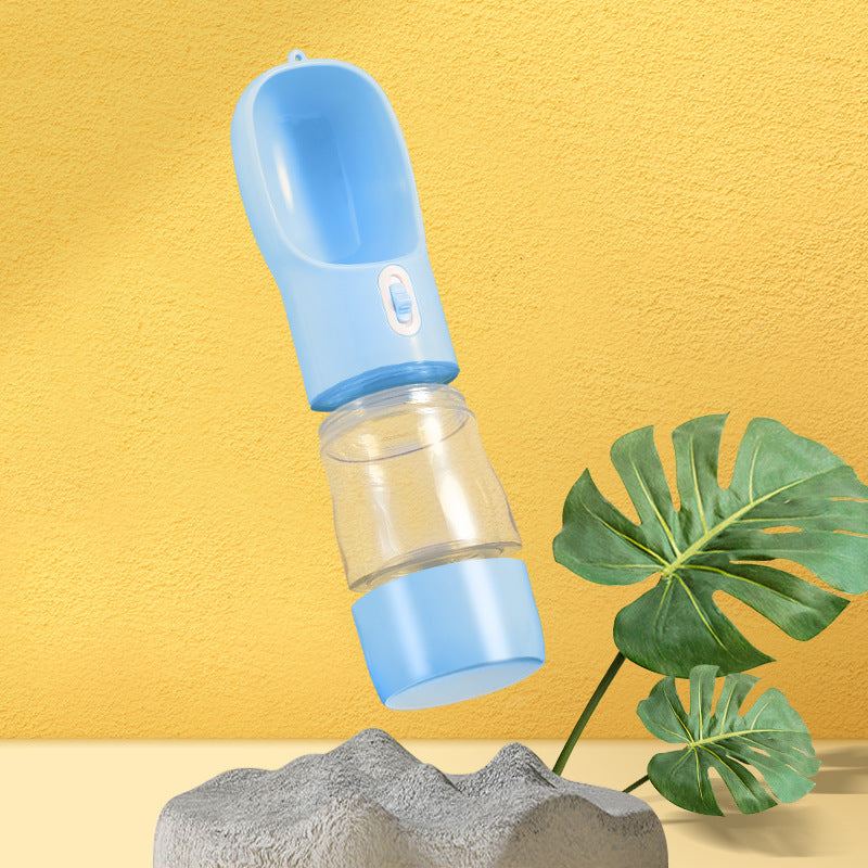 Travel Bottle with Feeder Bowl - Dog - (458 ML) - (4 Color Options)