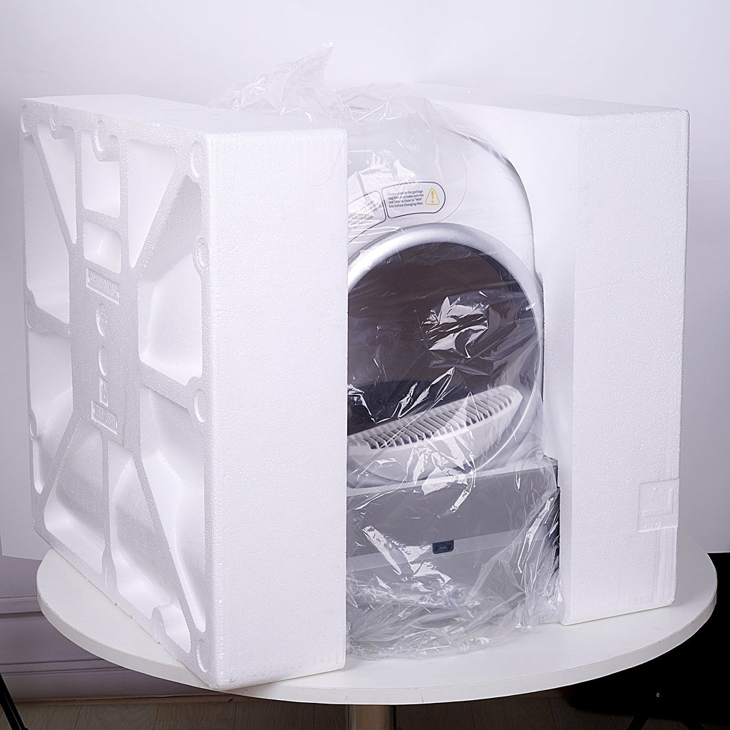 Automatic Self-Cleaning Odor Removal Litter Box - Cat - (White & Grey)