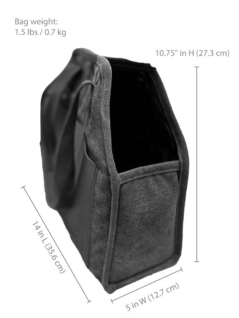 The Daily Pet Carrier Bag— Dog Cat - (Lightweight) - (Packable Luxury for Life on the Go) - (Black) - (S,M)