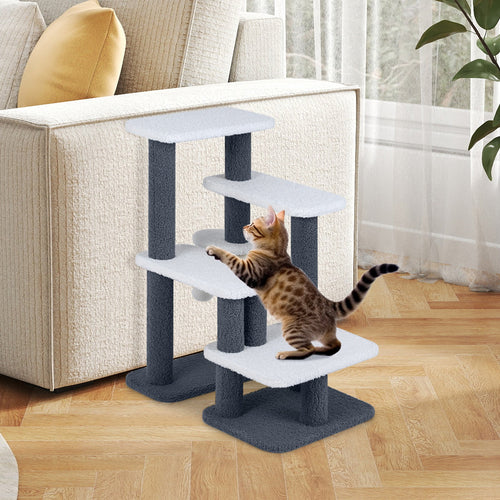 2-in-1 Cat Stairs and Cat Tree Tower ...