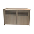 Cozy Condo with Scratching Pad, or Litter Box Furniture Enclosure - Cat - (Beige Brown) - (Particle Board)