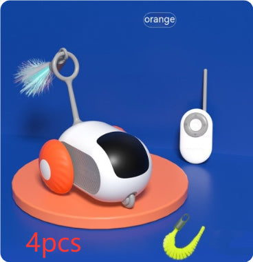 Interactive Car Toy - Cat - (Remote Control) - (Orange, Blue) - (7 Options) - (While Supplies Last)