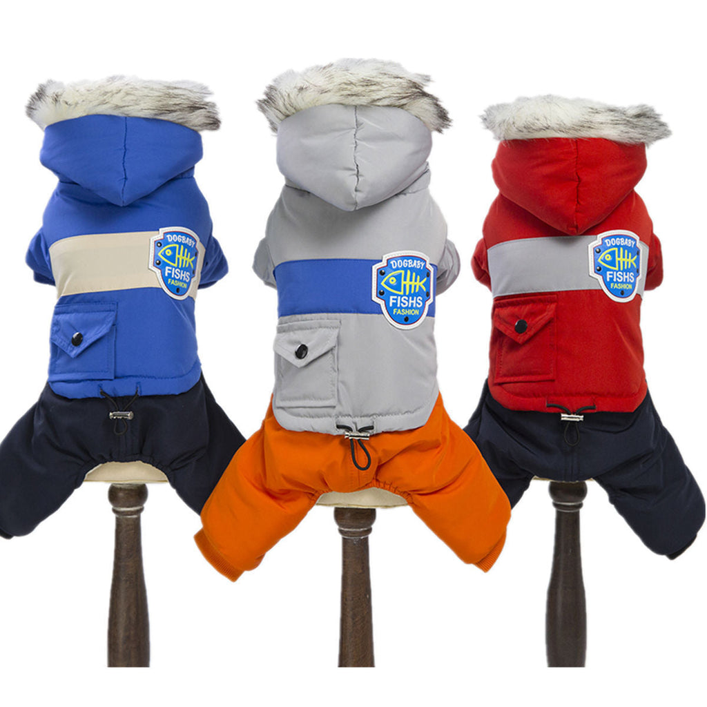 Hooded Snow Coat - Dog - (3 Color Options) - (S-XXL)