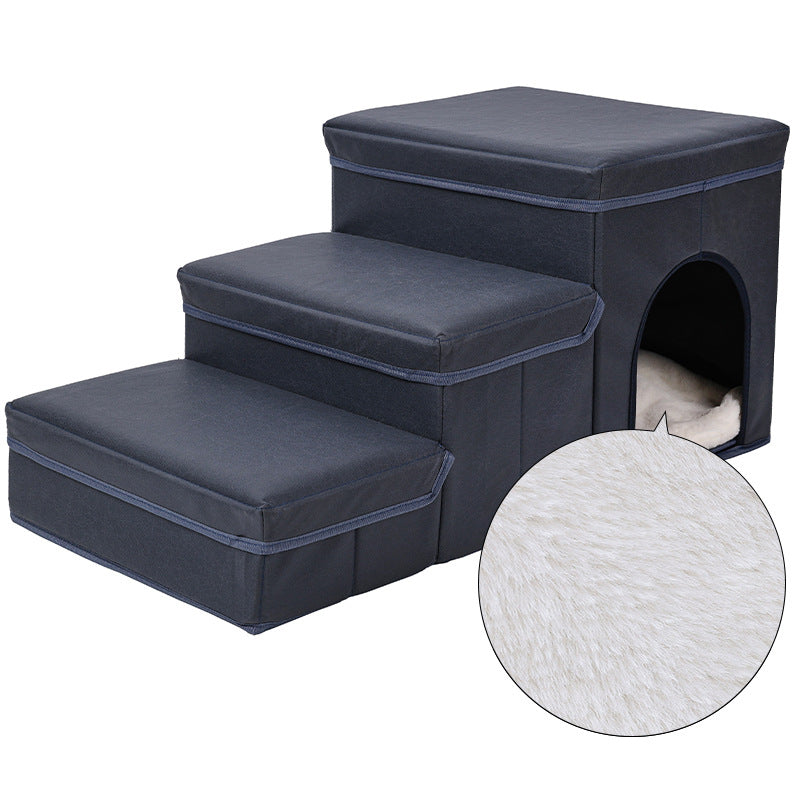 3-in-1 Cat House, Sofa Bed and Stairs - Dog Cat  - (5 Color/Style Options)