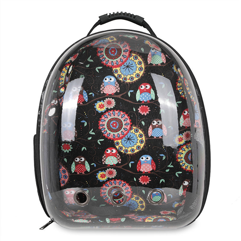Space Bubble Pet Carrier Backpack - Dog Cat - (8 Color Options) - (3 Styles) - (Breathable) - (Comfortable)