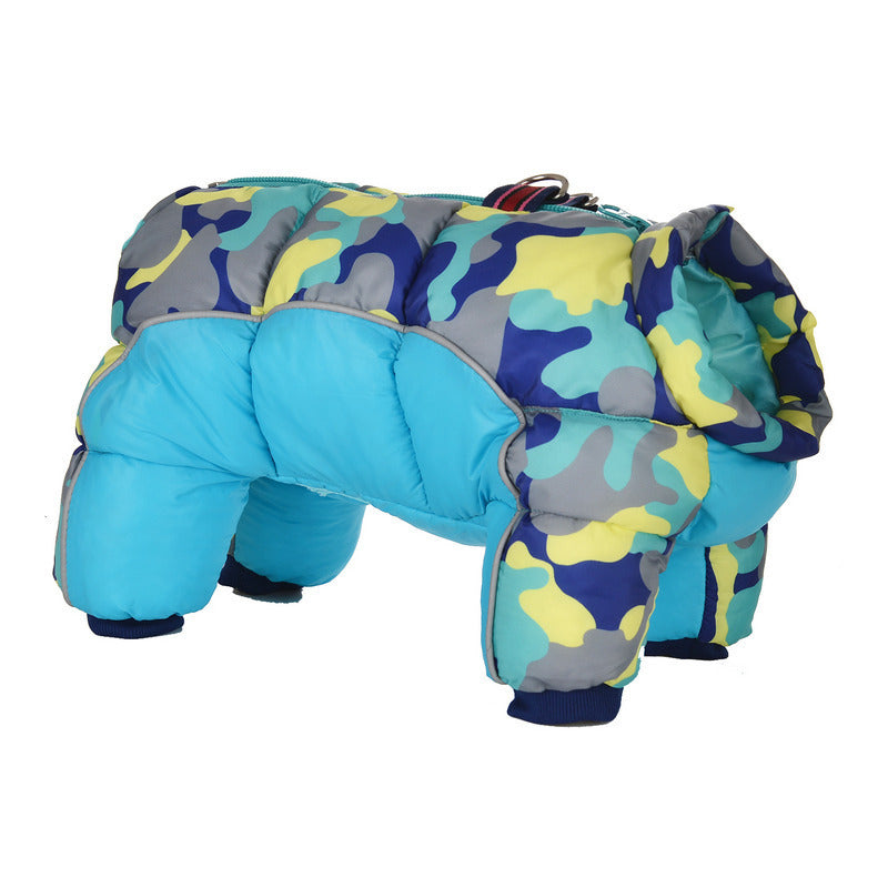 Warm and Casual Camouflage Jacket - Dog - (10 Color/Design Options) - (10-26)
