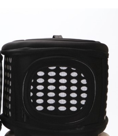 Foldable Crate and Pet Carrier - Dog Cat - (4 Color Options) - (18"x15"x13")