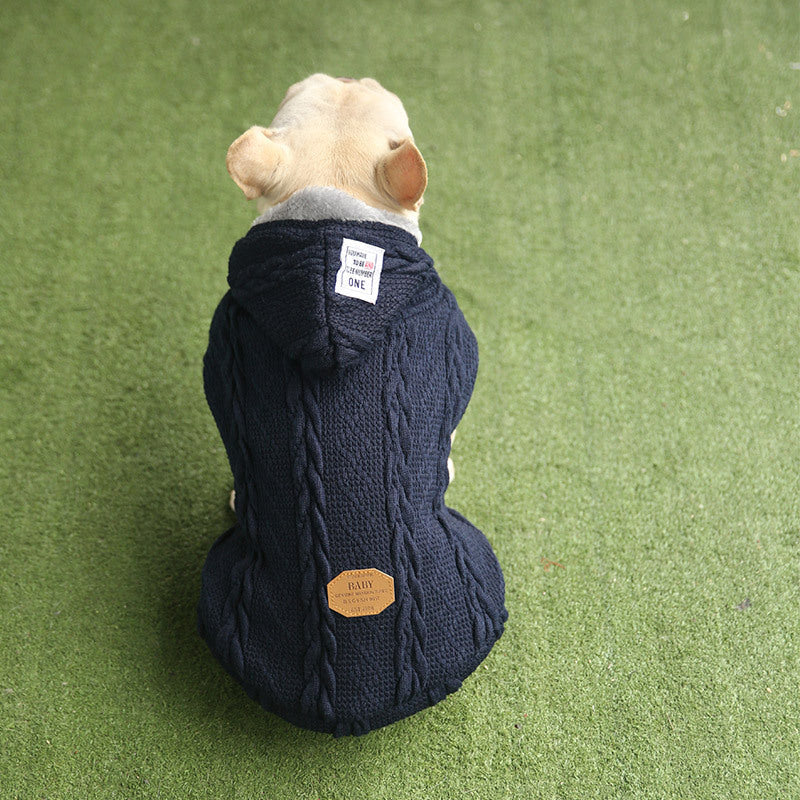 Fleece Sweater Jacket - Dog Cat - (Wine Red, Navy Blue) - (S-XXL) - (While Supplies Last)