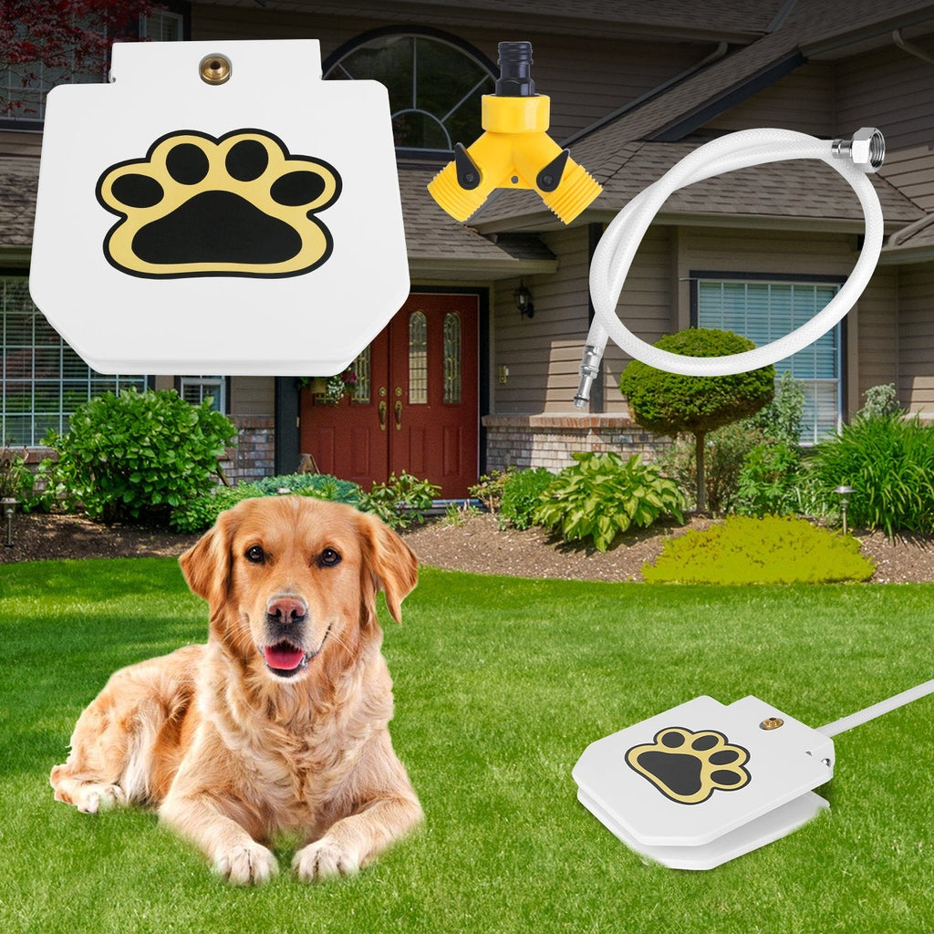 Fresh Water Fountain Sprinkler w/ Interactive Paw Pedal and Valve - Dog - (While Supplies Last)