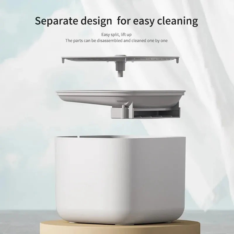 Automatic Circulating Water Fountain - Cat - (3L) - (White) - (While Supplies Last)