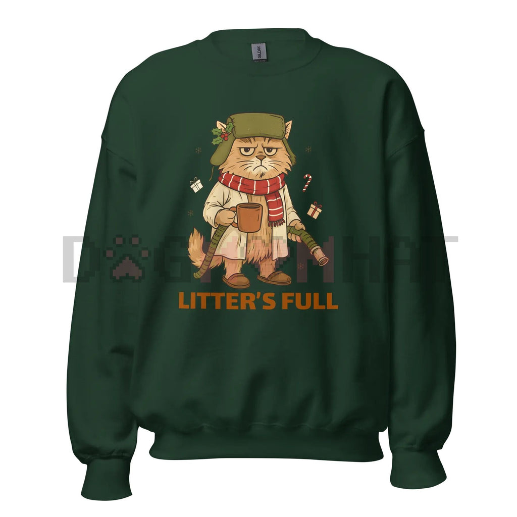 'Litter's Full' Sweatshirt - Unisex - (13 Color Options) (S-3XL)