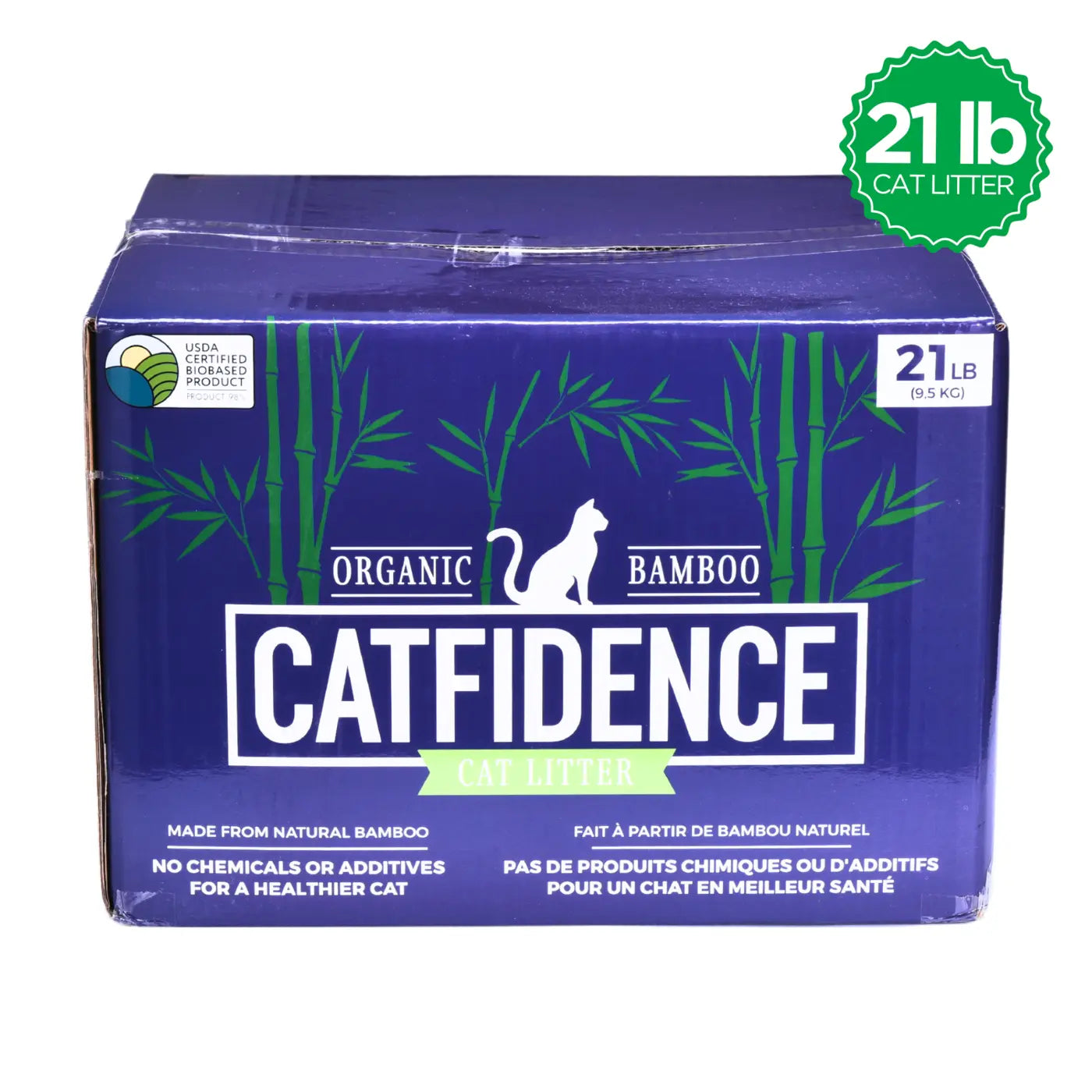 Dust-Free Plant-Based Litter - Cat - (Catfidence®) - (7 lb or 21 lb Bag) - (Traps Odors) - (While Supplies Last)