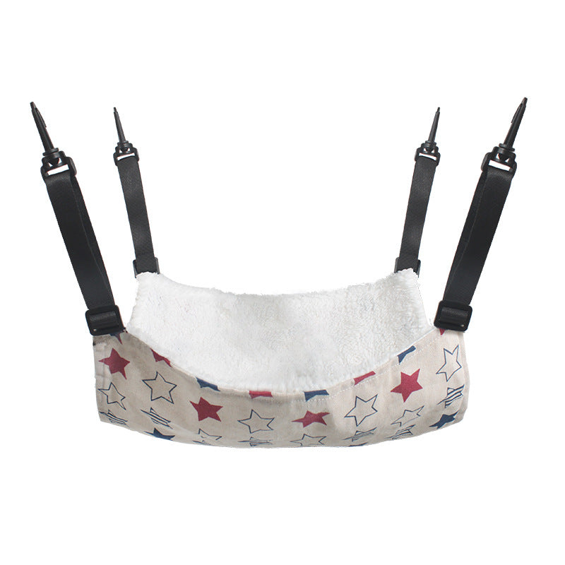 Hanging Hammock Cage Bed - Cat - (Perfect for Catio) - (Adjustable Straps) - (4 Sizes) - (11 Patterns)