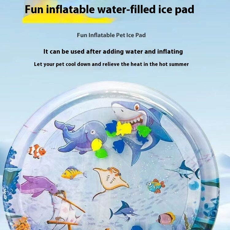 Summer Pet Cooling Mat - Cat Dog - (Fits Kennels) - (Long-lasting) - (Interactive & Entertaining) - (10 Size/Style Options)