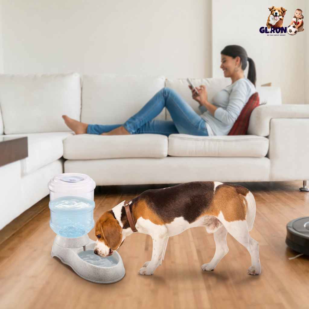 Gravity Dispensing Water or Food Feeder - Dog Cat - (3.5 L) - (While Supplies Last)