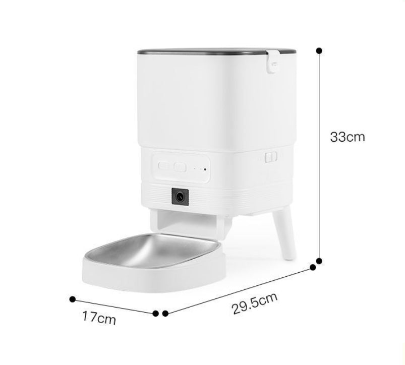 Automatic Smart Feeder with Remote Control - Dog Cat  (4L) - (Dry Food Only)