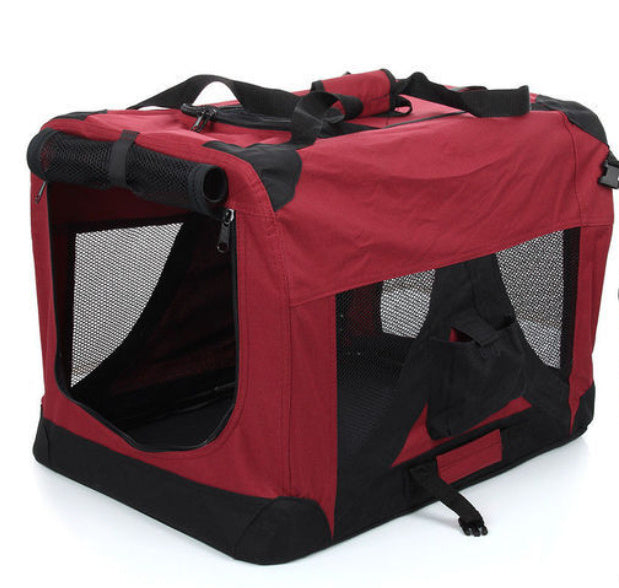 Travel Pet Carrier - Dog - (Foldable) - (Indoor/Outdoor) - (4 Color Options) - (S-4XL)