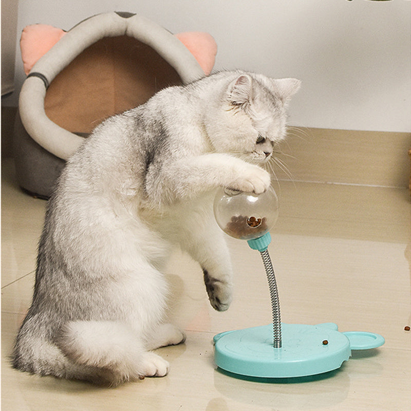 Non-Slip Feeder and Play Toy - Cat - (Pink, Blue)