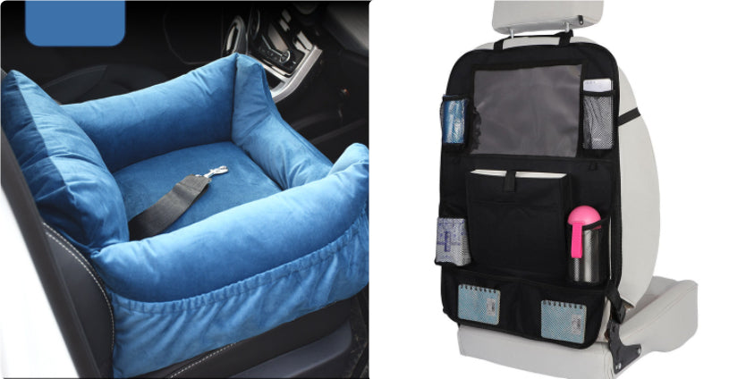 Cat Dog Car Seat - Dog Cat - (Washable) - (4 Color Options) - (22 Harness/Seat Sets) - (While Supplies Last)