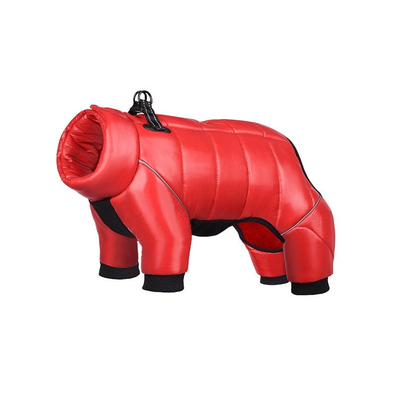 4-Legged Fitted Waterproof Jacket - Dog - (S-2XL) -(3 Style Options) (7 Color Options)