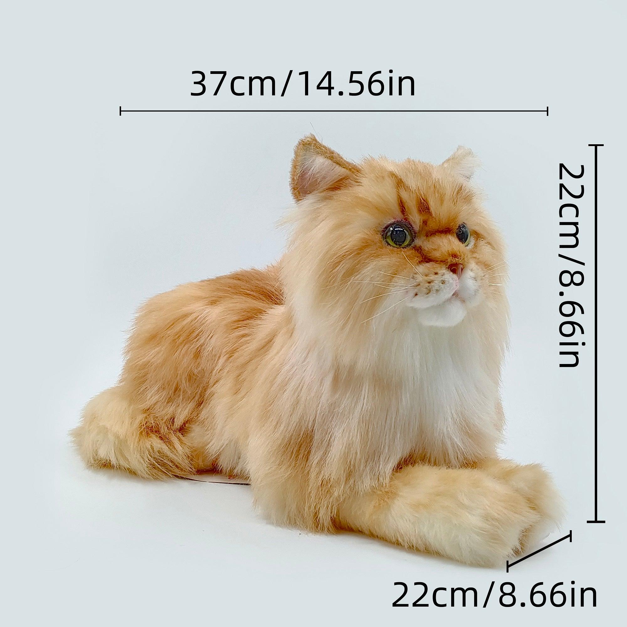 Realistic Orange Plush Cat Companion - Child, Adult - (Weighted, Not Weighted)