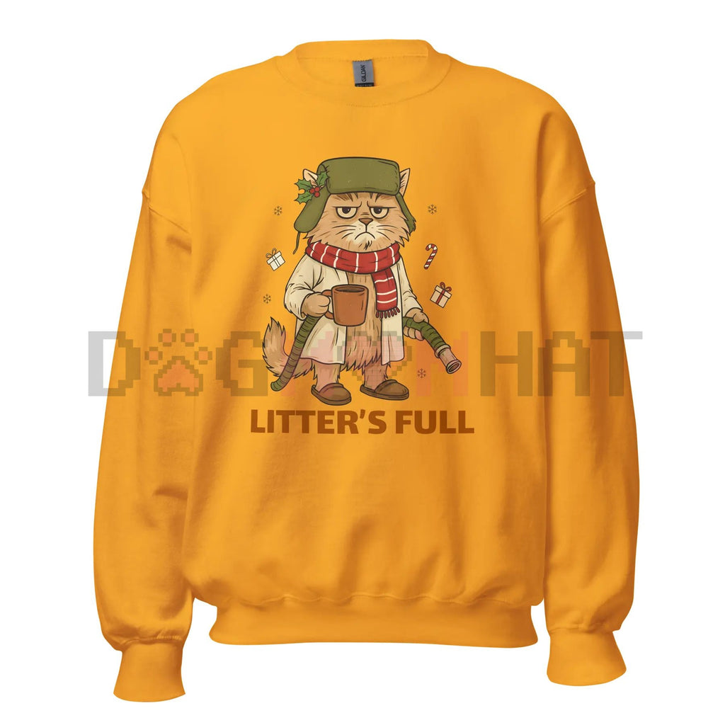 'Litter's Full' Sweatshirt - Unisex - (13 Color Options) (S-3XL)