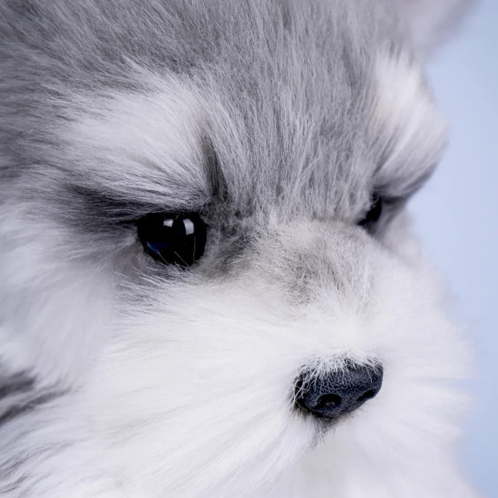 Schnauzer Plush Dog or Use as a Backpack – Fashion Statement Piece