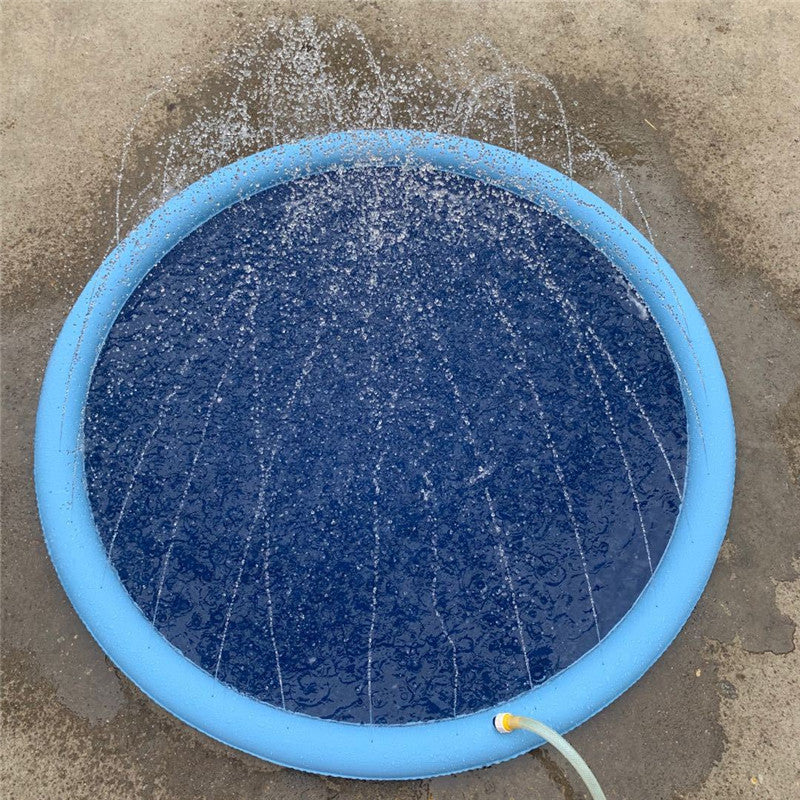 Non-Slip Summer Fun Splash Pad For Kids And Dogs