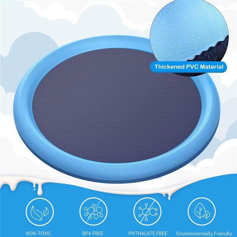 Non-Slip Summer Fun Splash Pad For Kids And Dogs
