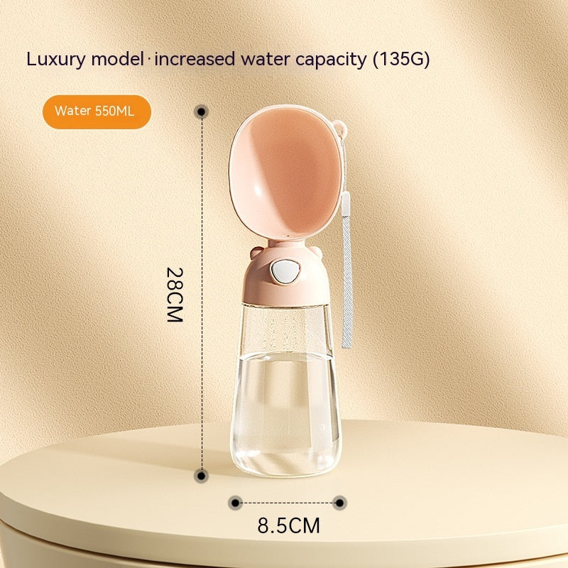 Portable Food Water Dispenser Bottle - Dog - (3 Styles) - (3 Color Options)