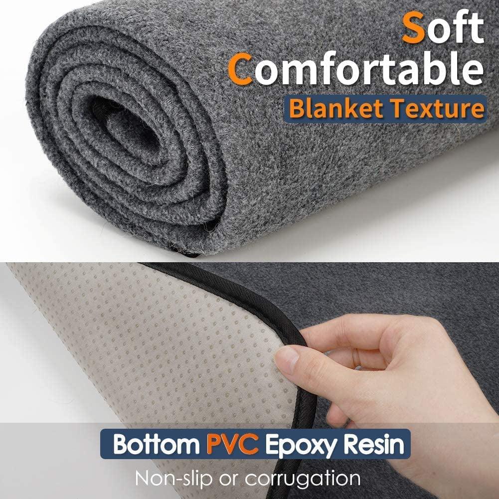 Non-Slip 4-Layer Pee Pad - Dog - (Potty Training) - (Comfortable) - (72x72 in) - (Washable) - (Grey) - (While Supplies Last)