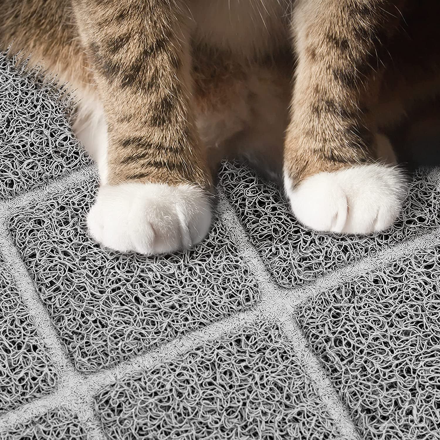 Premium Non-Slip Litter Mat - Cat -  (35" x 23") - (Grey - (While Supplies Last)