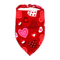 Love Heart Saliva Bandana Neck Scarf - Dog Cat - (6 Prints/Color Options) - (M) -  (While Supplies Last)