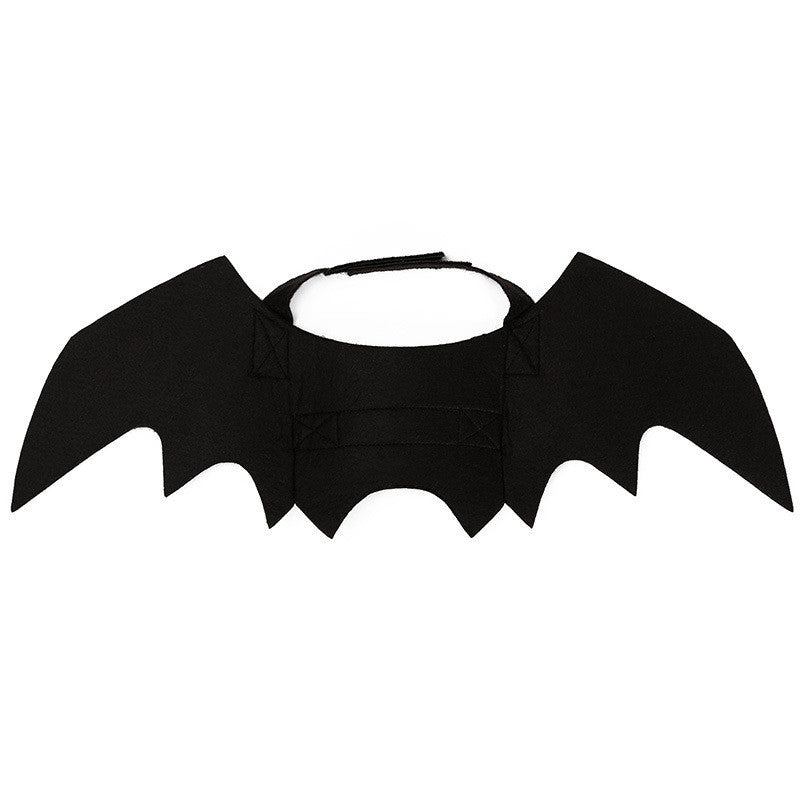 Halloween Bat Costume - Dog Cat - (S-L and Adjustable) - (Black)