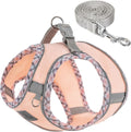 Reflective and Adjustable No Pull Harness Vest and Leash Set - Small Dog Cat (6 Color Option)