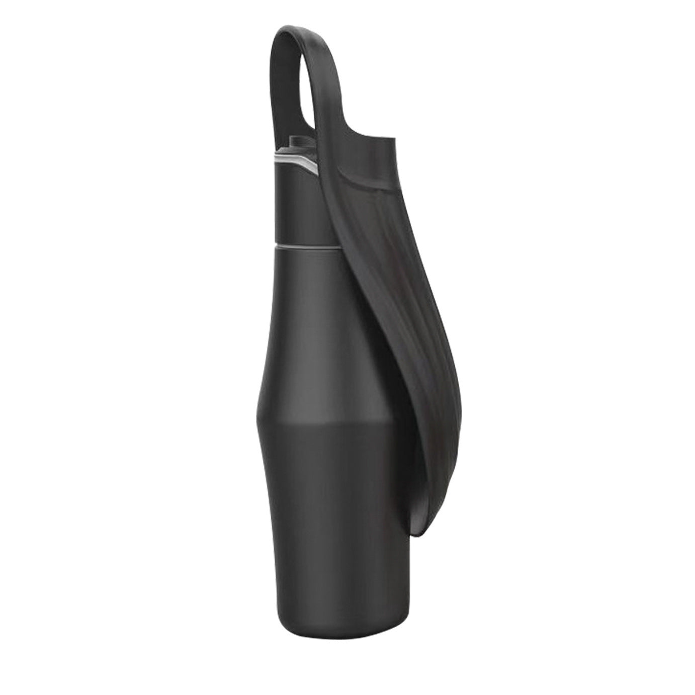 Soft Silicone Travel Water Bottle with Feed Bowl - Dog - (6 Color Options)