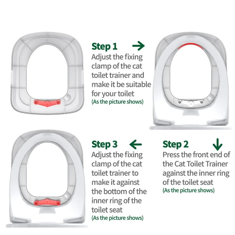 Toilet Training Kit - Cat -  (3 Color Options)
