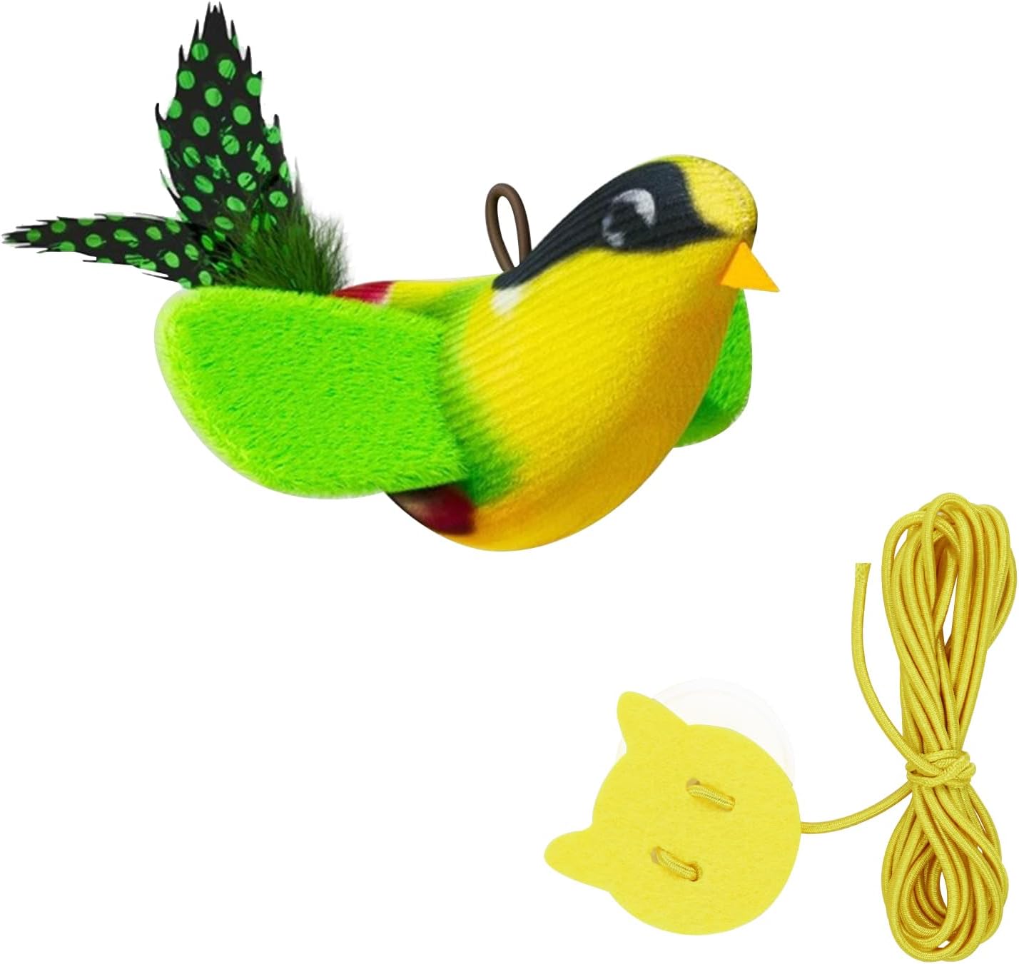 Hanging Catnip Bird with Elastic Cord for Cat Play - (While Supplies Last)