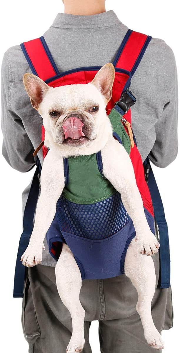 Front-Worn Pet Carrier Backpack - Dog Cat - (4 Color Options) - (Hands-Free)