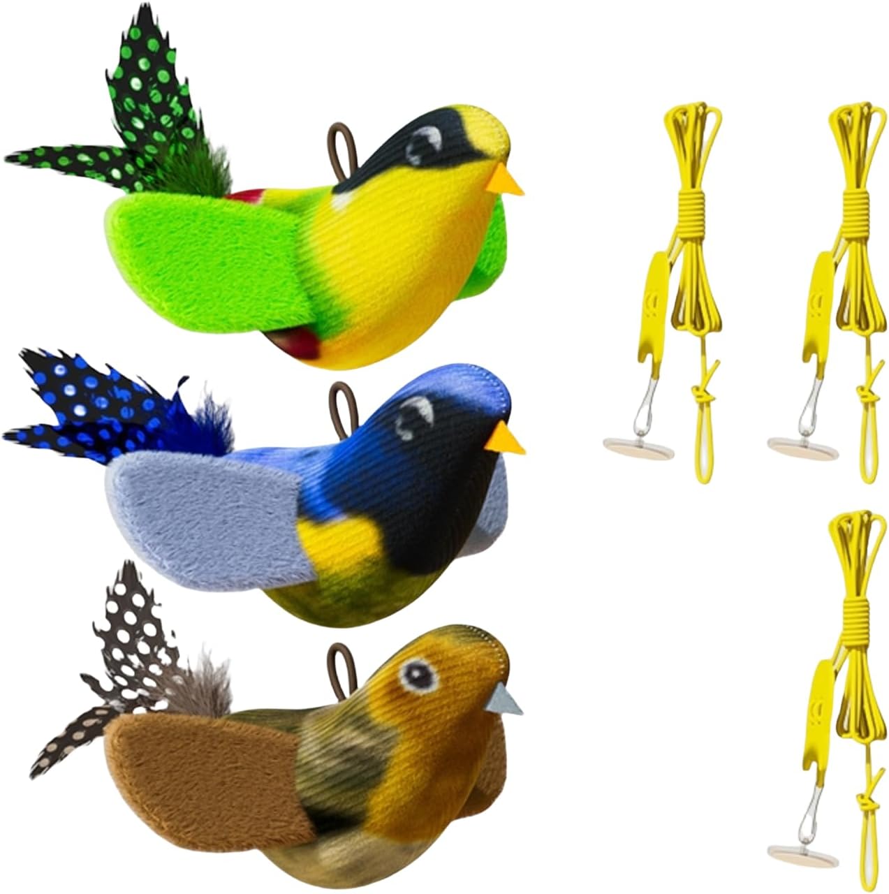 Hanging Catnip Bird with Elastic Cord for Cat Play - (While Supplies Last)