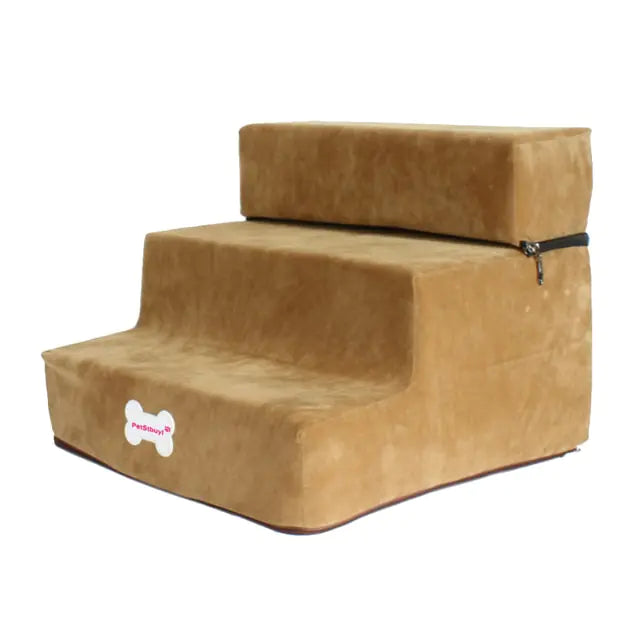 Bed Stairs - Dog - (Foldable) - (Anti-Slip) - (3-Level) - (5 Color Options) -